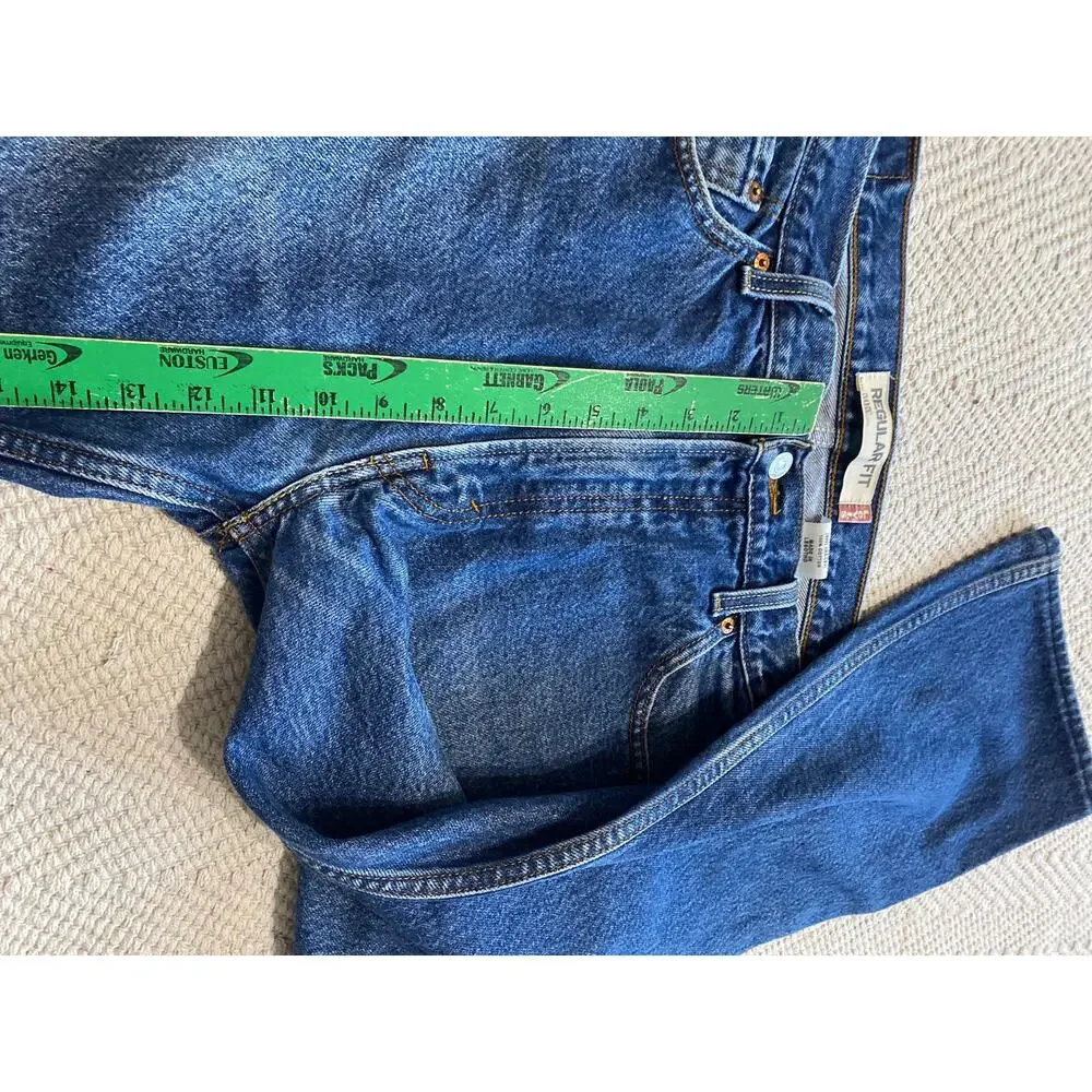 Levi's 505 Regular Fit Men's Jeans Altered 36x27 Medium Wash Denim Y2K 2006